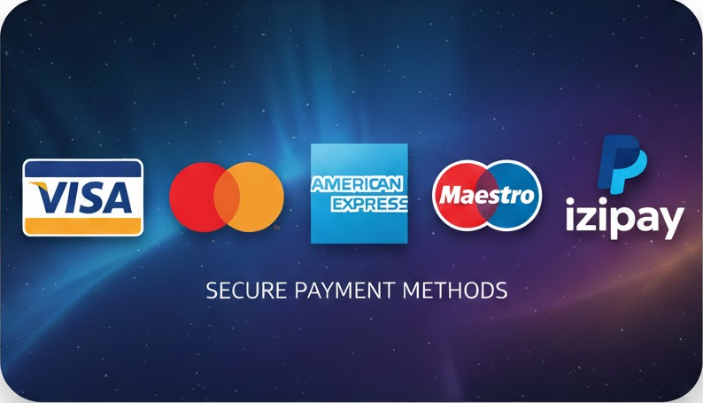 Visa and Mastercard payments accepted